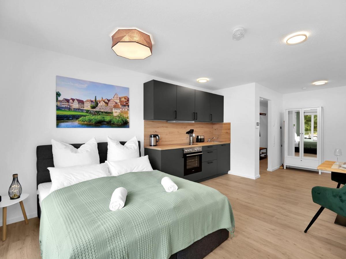 Inhome Studio Apartment - Kueche - Parken - Tv Schwäbisch Hall Extérieur photo