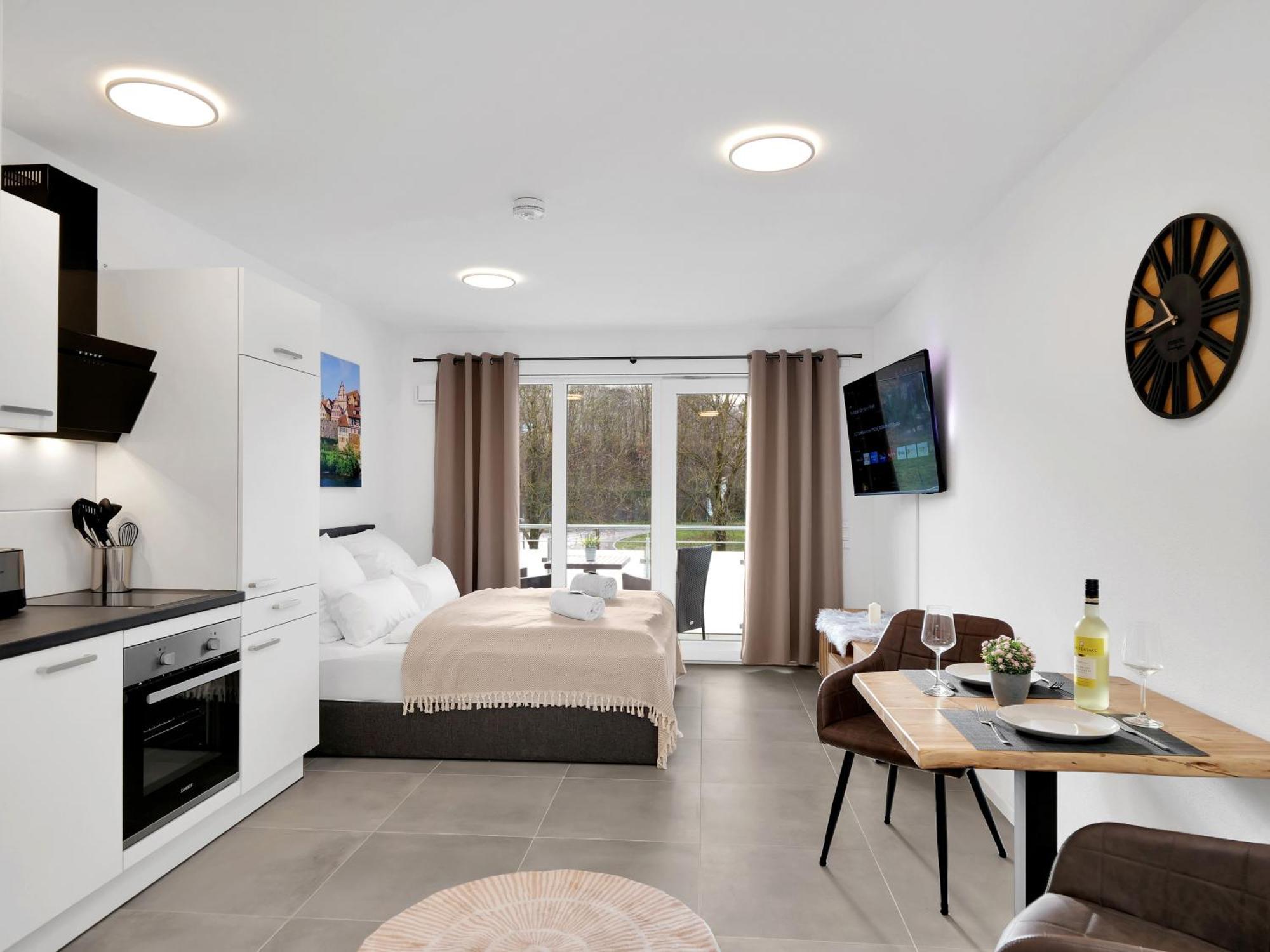 Inhome Studio Apartment - Kueche - Parken - Tv Schwäbisch Hall Extérieur photo